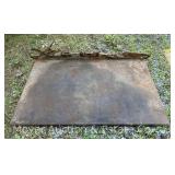 Heavy Steel Work Bench Top, with Clamps, 34"x22"