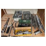 Group of Asst. Wrenches, Extensions, Sockets, Etc.