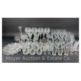 Group of Clear Glass, Stemware, Goblets, Etc., Including Marquis by Waterford and Lenox