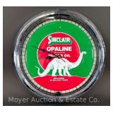 Sinclair Opaline Motor Oil Neon Clock, Modern, 17'w