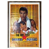 1977 Muhammad Ali 'The Greatest' Movie Poster