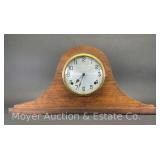 Gilbert Mantle Clock, Cracked Case, 20'w