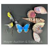 (3) Bovano of Cheshire Enamel Art Wall Hangings