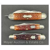 (3) Camillus Pocket Knives