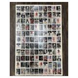 1992 Uncut Sheet of Hockey Cards, Ultimate Trading Card Company, 39.5'x26'
