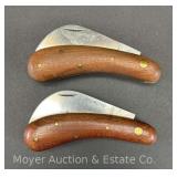 (2) Sta-For Folding Knives