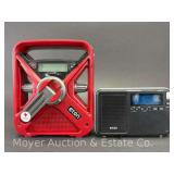 Eton Traveler III Radio, with Case and Other Eton Red Cross Radio