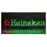 Heineken Neon Sign, Works, 47' Wide