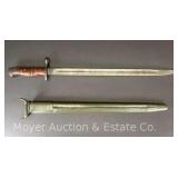 US 1917 Enfield Bayonet, with Scabbard, 21.5' Long
