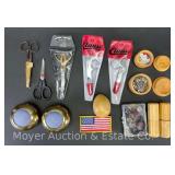 Scissors, Sewing, Buttons, Etc.