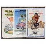 (3) 1970's Bad News Bears Movie Posters
