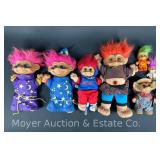 Group of Vintage Troll Dolls