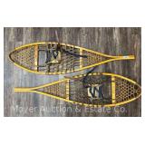 Pair of L.L. Bean Wood Snow Shoes, 47' Long
