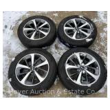 Set of 4 Kumho 'Crugen' 235/60R18 Tires on Kia Alloy Wheels