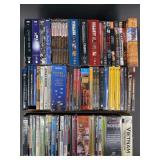 Group of DVD's, Includes Binder of Misc. CD's