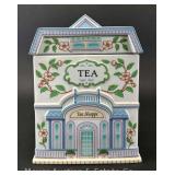 Lenox Village Tea Canister, 1990s, 7.5'h