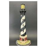 Cast Iron Lighthouse Door Stop, Modern/China, 21.5'h