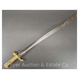 Collins & Co. Civil War Era Navy Model 1861 Sword Bayonet, No Scabbard, 27' Long