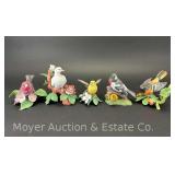 (5) Lenox Birds, 3'-5'h