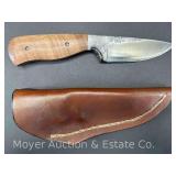 Karl Andersen 'Brute De Forge Hunter' Hunting Knife, with Leather Sheath, 8.75' Long