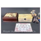 Sailor Coin Bank, Knot Practice Ropes, Boxes, Etc.