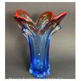 Art Glass Vase, 9'h