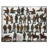 Group of Cast Iron and Lead Soldiers