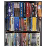 Group of DVD's, Includes Binder of Misc. CD's