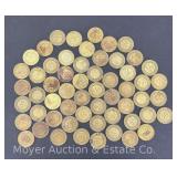 Group of New York City Transit Tokens