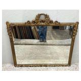 Gold Framed Wall Mirror, 33' x 36'