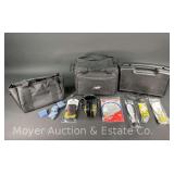 Kimber Gun Bag and Plastic Gun Case with Accessories, Ear Muffs, Etc.