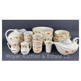 (17) Pieces of Hall 'Autumn Leaf'