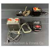 (4) Transformers, Lionel, American Flyer, Etc.