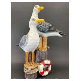 Decorative Composite Seagull Statue, 20'h