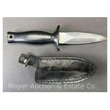 Explorer MM-II Fixed Blade Boot Knife, with Sheath, Japan, 6.75' Long