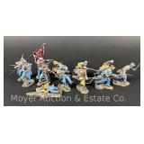 (10) The Collectors Showcase 5th Texas Toy Soldiers, Metal, 1'-3'h