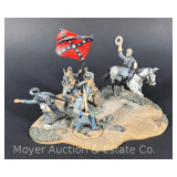 Don Troiani's 'Lee's Texans' Civil War Diorama, by Conte, Metal Figures, 8'w x 5.5'h