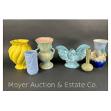 Group of Asst. Colorful Vases, 6'-9'h