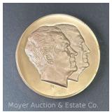 1973 Richard Nixon Solid Bronze Inauguration Medallion, 2.75' Wide