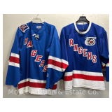 (2) New York Rangers Jerseys, Both XXL