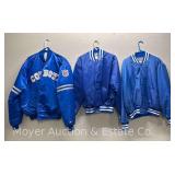 (3) Vintage Dallas Cowboys Jackets, Size M and XL