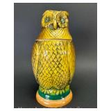 Figural Owl Beer Stein, 8'h