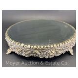 Mirrored Dresser Plateau, 14” Round