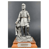 Chilmark 'Stonewall Jackson' Pewter Statue, F.J. Barnum 1992, No. 844/950, 10.5'h