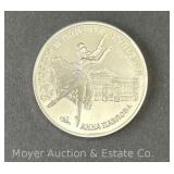 1993 Russian 3 Roubles 'Anna Pavlova' Silver Coin, .900 Silver