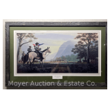 Civil War Lithograph Print: 'Gateway to Gettysburg' by James Thomas Neumann, Framed 29.5'x37'