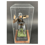 Hauptsturmführer 12th Panzer Soldier, in Acrylic Display Case, 15'h Overall