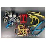 (2) CMI Ultra Ascenders, Carabiners, Boat Pulleys, Etc.