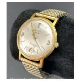 Benrus Men's Wristwatch, 25 Jewel Movement, Gold Plated Case