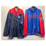 (2) New York Rangers Windbreakers, XXL and 3XL